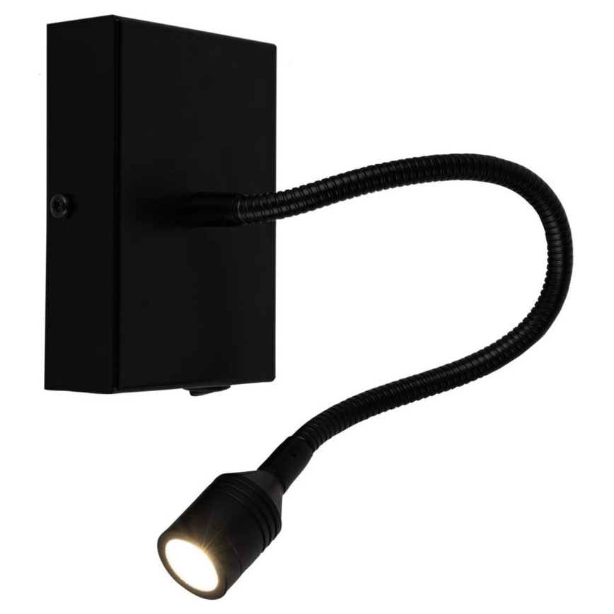 LED-seinävalaisin LECTOR LED/2,5W/230V musta