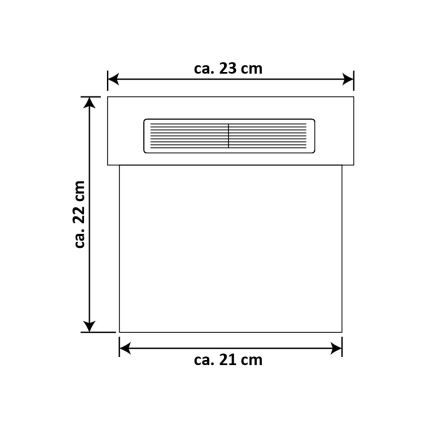 LED Aurinkopaneeli talonnumero LED/2x0,07W/2,4V IP44 - FSC-sertifioitu