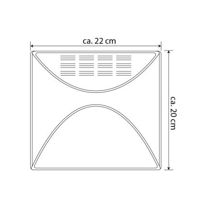 LED Aurinkopaneeli talonnumero LED/3x0,1W/2,4V IP44 - FSC-sertifioitu