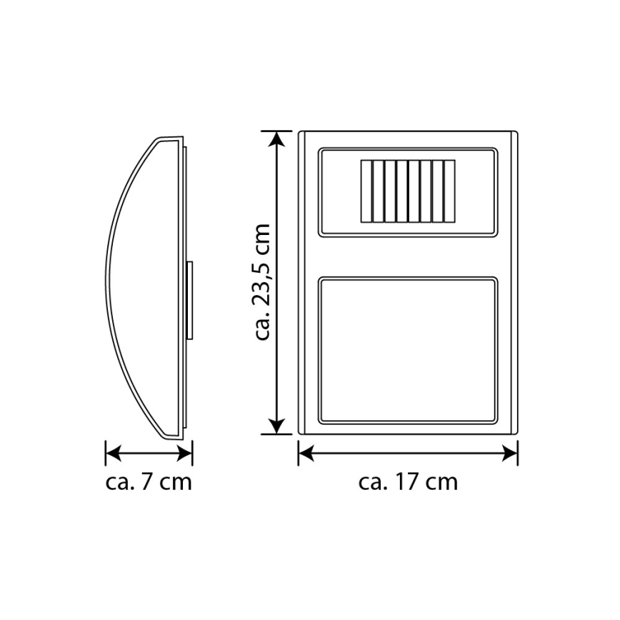 LED Aurinkoenergia talonumero LED/3x0,1W/2,4V IP44 - FSC-sertifioitu