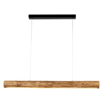 Himmennettävä LED-kattokruunu johdossa LUCAS LED/25,5W/230V mänty - FSC sertifioitu