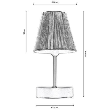 Pöytävalaisin MILA 1xE14/25W/230V birch – FSC sertifioitu