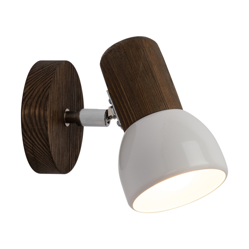 Seinäkohdevalo NEL 1xE27/15W/230V mänty