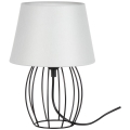 Spot-Light - Pöytävalaisin MANGOO 1xE27/40W/230V harmaa/musta