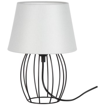 Spot-Light - Pöytävalaisin MANGOO 1xE27/40W/230V harmaa/musta
