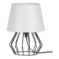 Spot-Light - Pöytävalaisin MANGOO 1xE27/40W/230V harmaa/musta