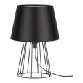 Spot-Light - Pöytävalaisin MANGOO 1xE27/40W/230V musta - FSC-sertifioitu