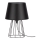 Spot-Light - Pöytävalaisin MANGOO 1xE27/40W/230V musta - FSC-sertifioitu