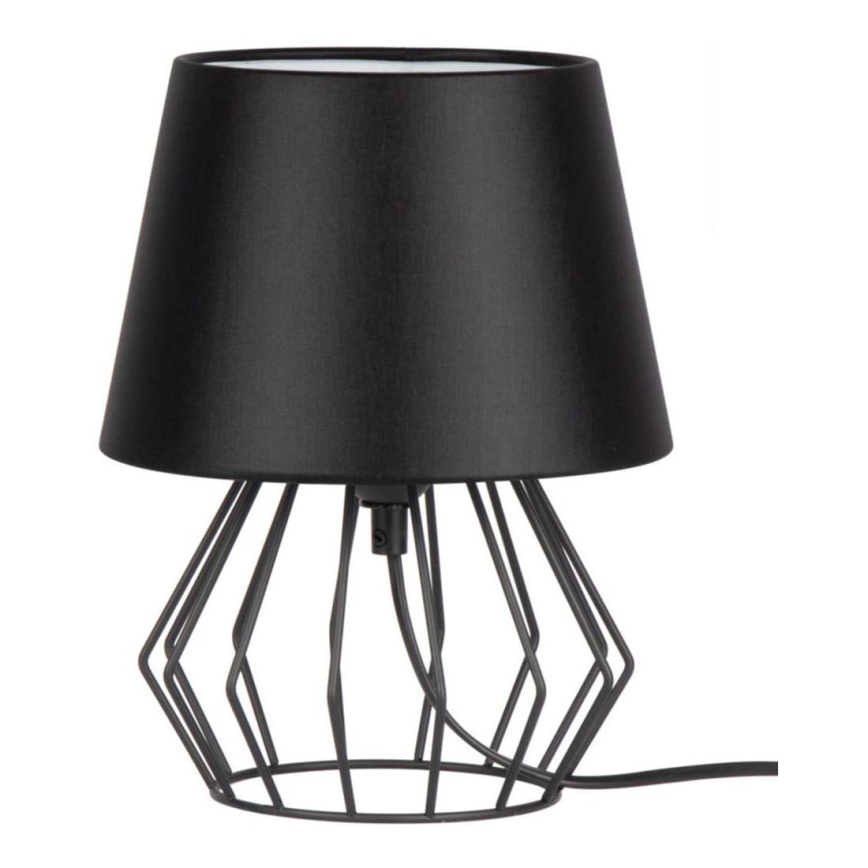 Spot-Light - Pöytävalaisin MANGOO 1xE27/40W/230V musta - FSC-sertifioitu