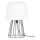 Spot-Light - Pöytävalaisin MANGOO 1xE27/40W/230V valkoinen/musta - FSC-sertifioitu