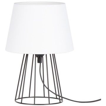 Spot-Light - Pöytävalaisin MANGOO 1xE27/40W/230V valkoinen/musta