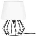 Spot-Light - Pöytävalaisin MANGOO 1xE27/40W/230V valkoinen/musta