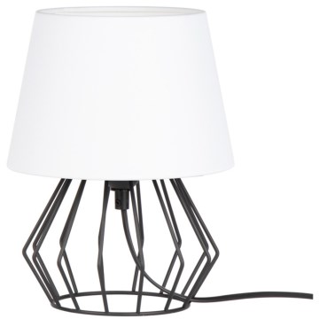 Spot-Light - Pöytävalaisin MANGOO 1xE27/40W/230V valkoinen/musta