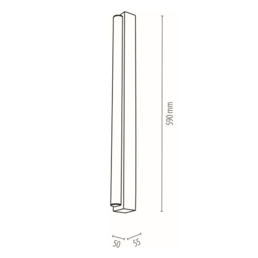 Kylpyhuoneen LED-peilivalo AQUAVIVA LED/9W/230V 59 cm IP44 tammi – FSC sertifioitu