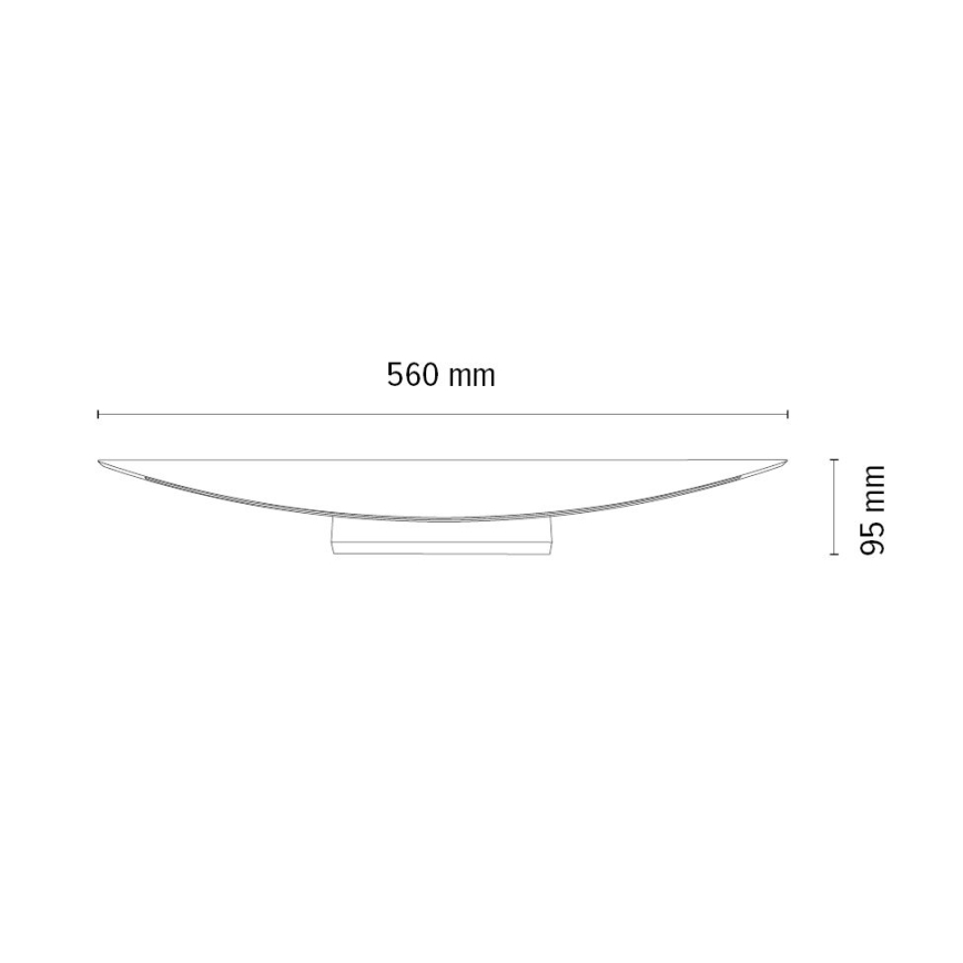 Himmennettävä LED-seinävalaisin DUBAI LED/6,5W/230V tammi – FSC sertifioitu