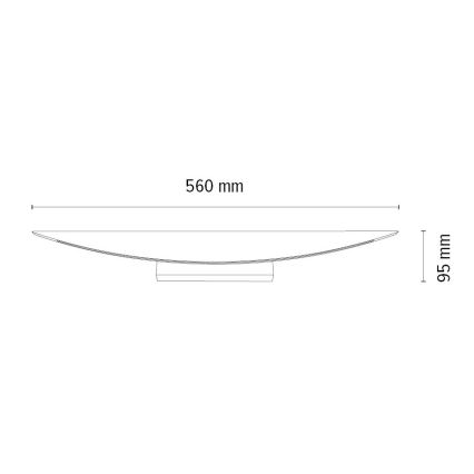 Himmennettävä LED-seinävalaisin DUBAI LED/6,5W/230V tammi – FSC sertifioitu