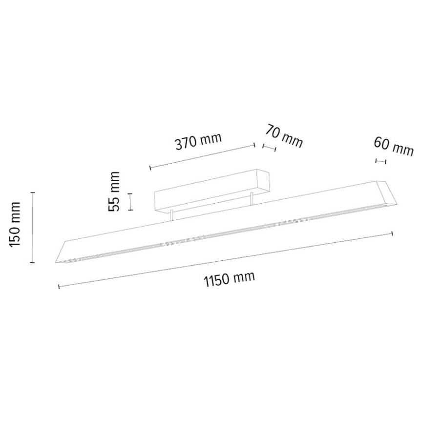 LED-himmennyskattokruunu DEROTT 3xLED/14W/230V tammi – FSC sertifioitu