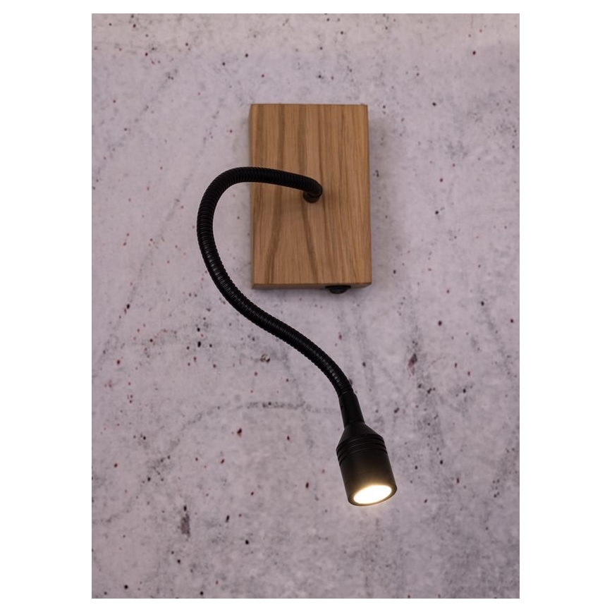 Seinävalaisin LECTOR LED/2,5W/230V tammi – FSC sertifioitu