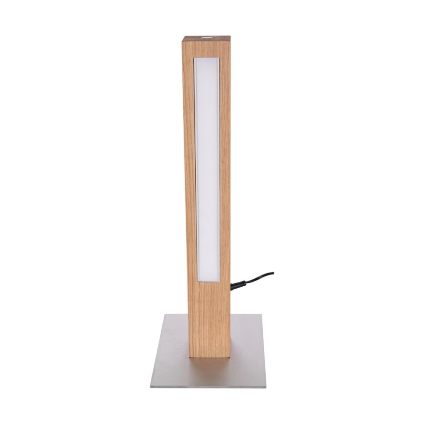 Himmennettävä LED-pöytävalaisin LEON LED/9W/230V tammi – FSC sertifioitu