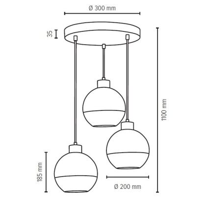 Vaihtolasi LINEA halkaisija 20 cm