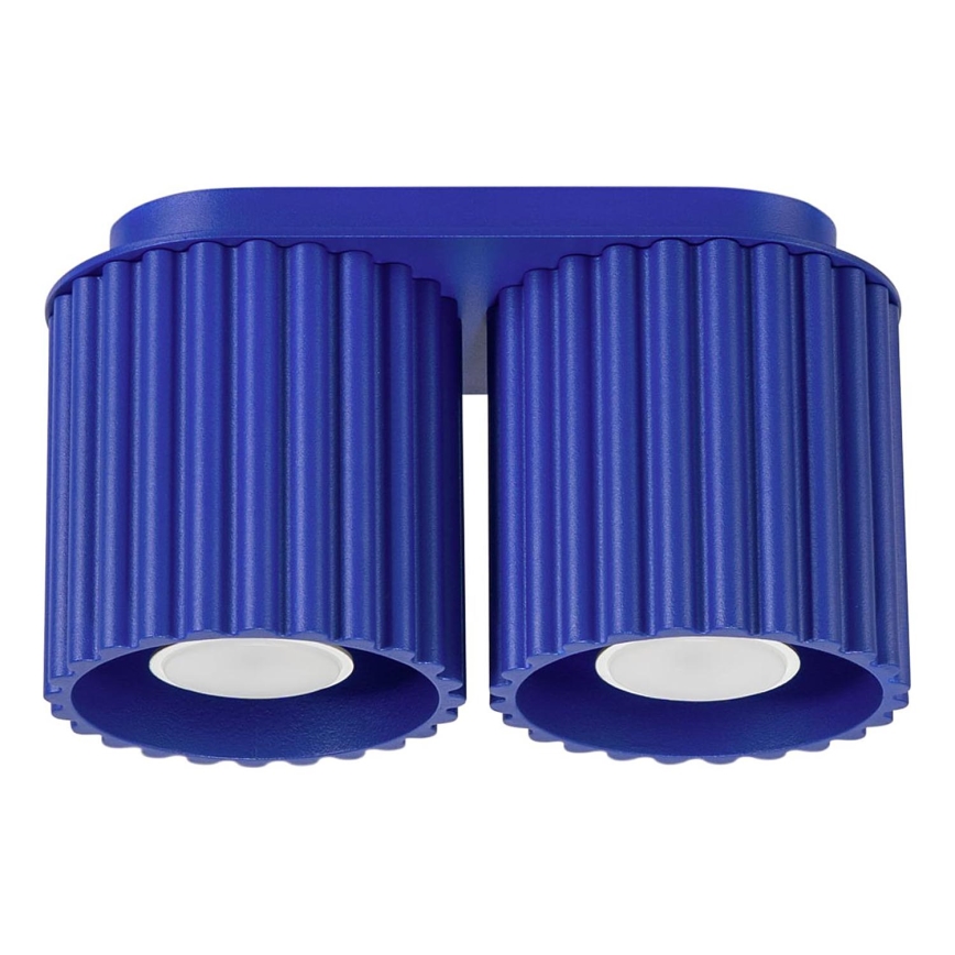 Spottivalaisin AURA 2xGU10/10W/230V sininen