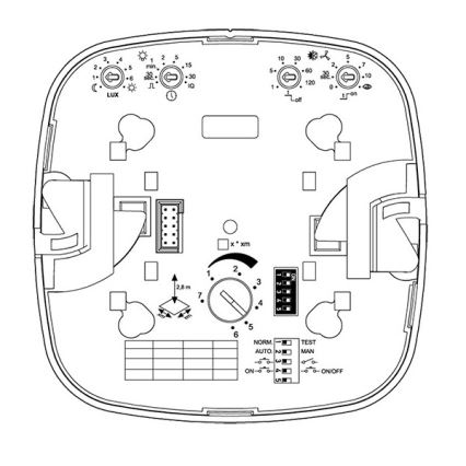 Steinel 002770 - Läsnäolotunnistin IR Quattro HD 24m COM2 valkoinen
