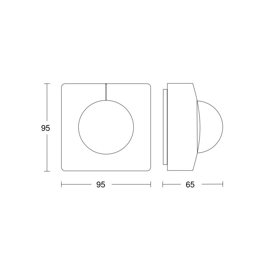 STEINEL 010478 - Ulkoliikennanturi IS3360 AP COM1 IP54