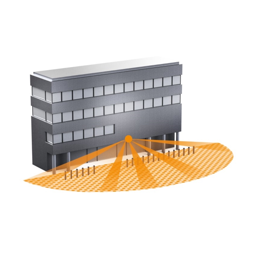 STEINEL 010508 - Ulkoliikennanturi IS 3180 valkoinen IP54