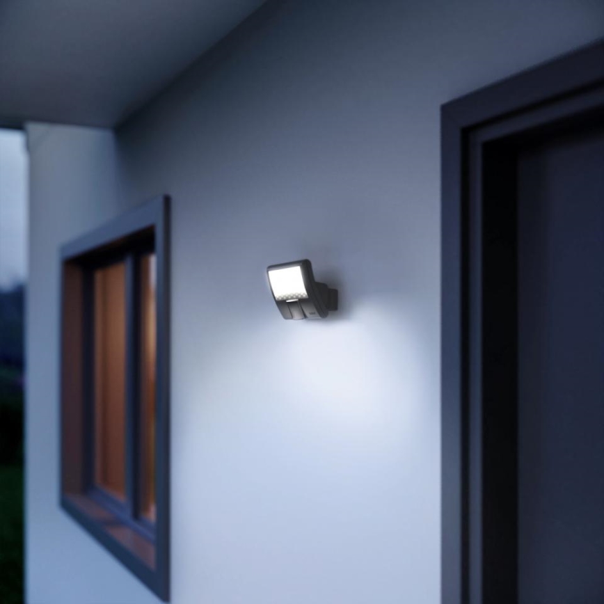 Steinel 012076 - Ulkoseinävalaisin anturilla XLED curved LED/10,5W/230V IP44
