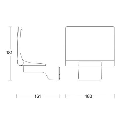 STEINEL 033095 - LED-valonheitin XLED home 2 SL LED/13W/230V IP44
