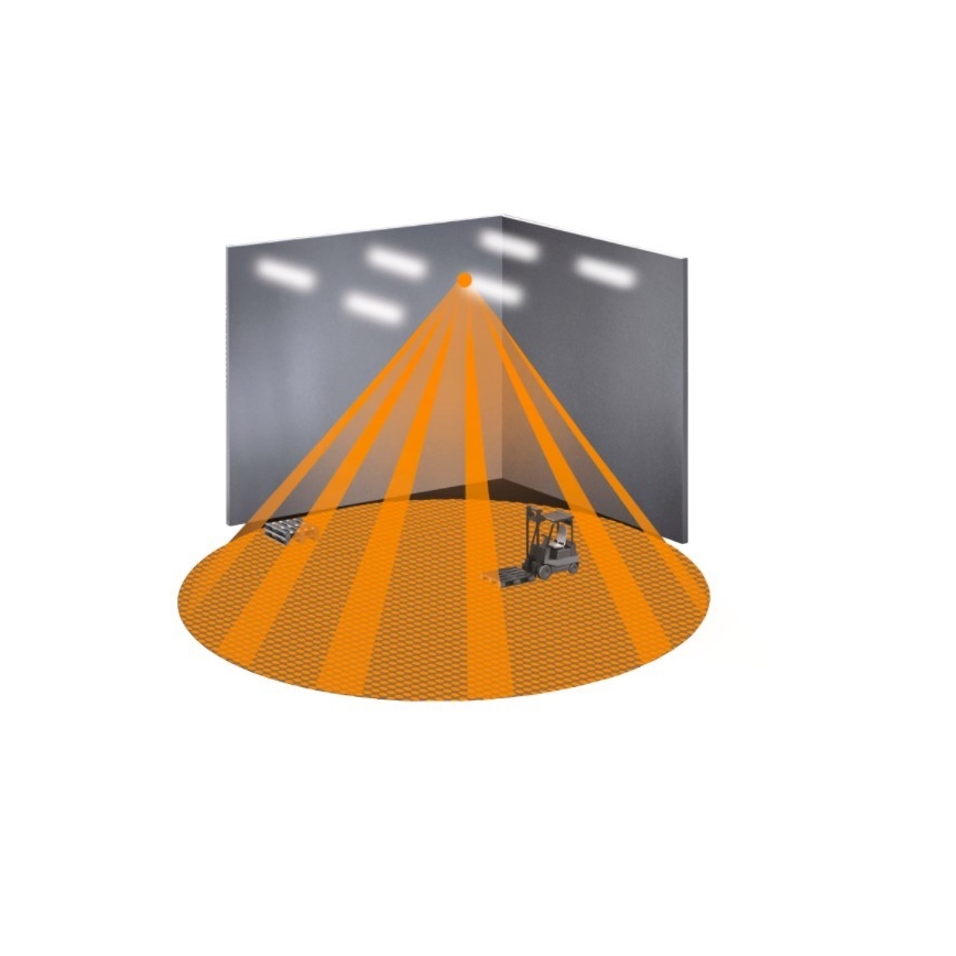 STEINEL 033569 - Ulkoliikennanturi IS 3360 MX Highbay valkoinen IP54