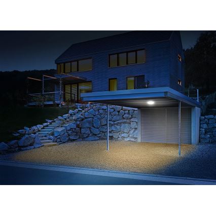 Steinel 035440 - LED-ulkokattovalaisin anturilla QUATTRO LED/10W/230V IP54