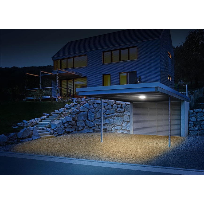 Steinel 035440 - LED-ulkokattovalaisin anturilla QUATTRO LED/10W/230V IP54