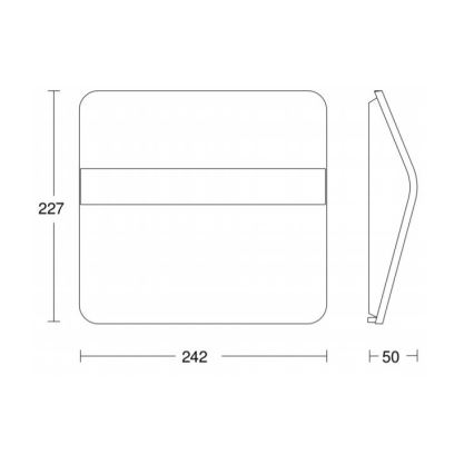 STEINEL 035730 - LED-aurinkokennonumero XSolar LH-N LED/0,03W IP44