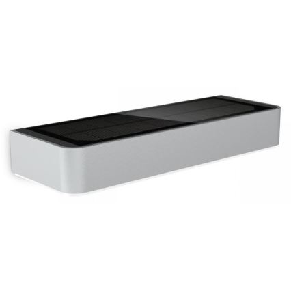 Steinel 052652 - LED-aurinkokennovalo anturilla XSolar SOL-O LED/1,5W 2x2000mAh IP44 hopea