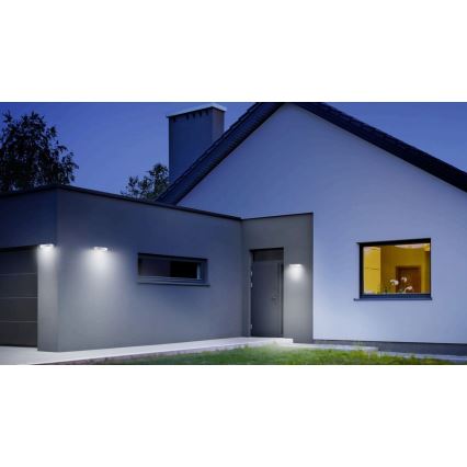 Steinel 052652 - LED-aurinkokennovalo anturilla XSolar SOL-O LED/1,5W 2x2000mAh IP44 hopea
