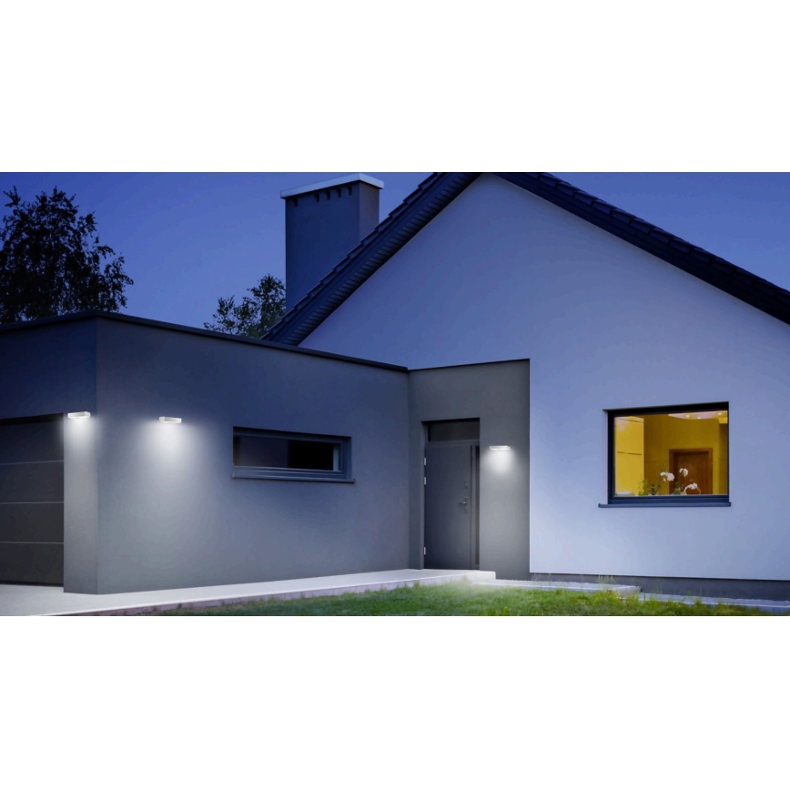Steinel 052652 - LED-aurinkokennovalo anturilla XSolar SOL-O LED/1,5W 2x2000mAh IP44 hopea