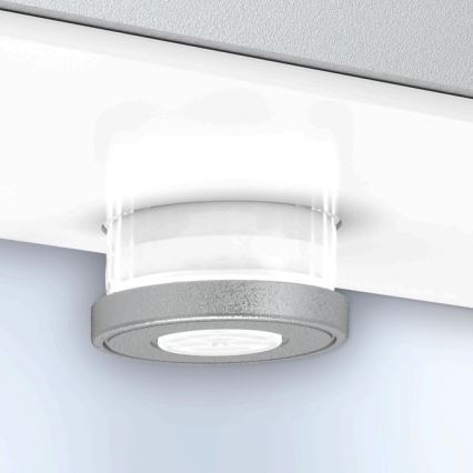 Steinel 052652 - LED-aurinkokennovalo anturilla XSolar SOL-O LED/1,5W 2x2000mAh IP44 hopea