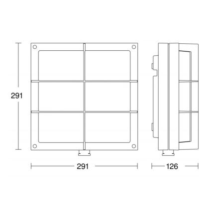 STEINEL 053031 - LED Ulkovalo anturilla L691 LED/9W/230V 3000K IP44