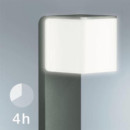 Steinel 055479 - LED-ulkovalaisin anturilla CUBO LED/9,5W/230V IP44 antrasiitti