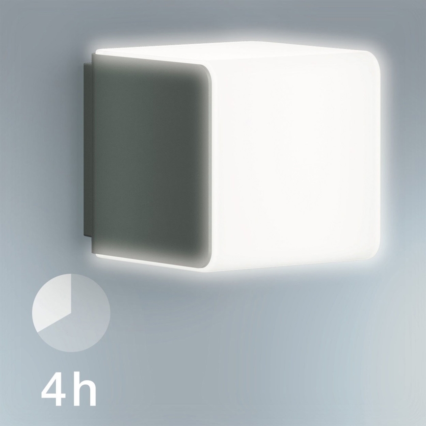 Steinel 055493 - LED-ulkovalaisin anturilla L 830 LED/9,5W/230V IP44 antrasiitti