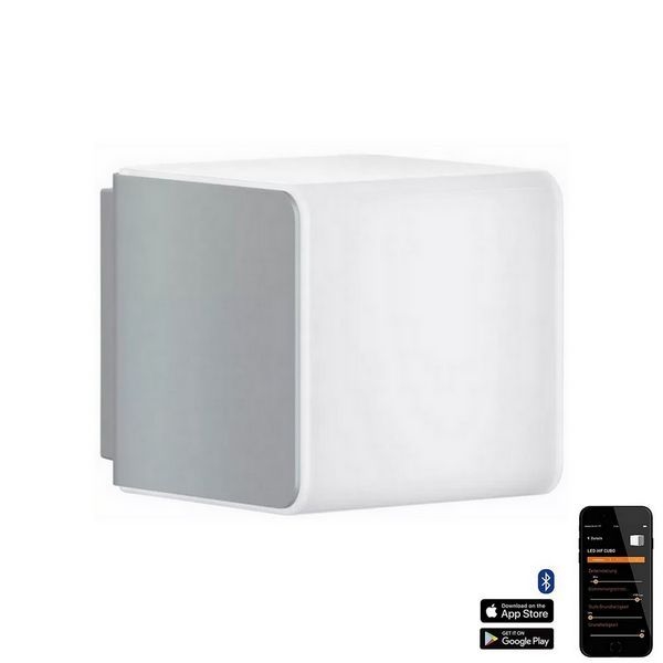 Steinel 055509 - LED-ulkovalaisin anturilla L 830 LED/9,5W/230V IP44 hopea