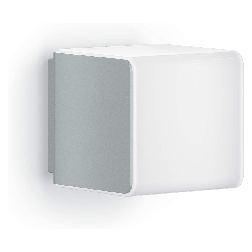 Steinel 055509 - LED-ulkovalaisin anturilla L 830 LED/9,5W/230V IP44 hopea