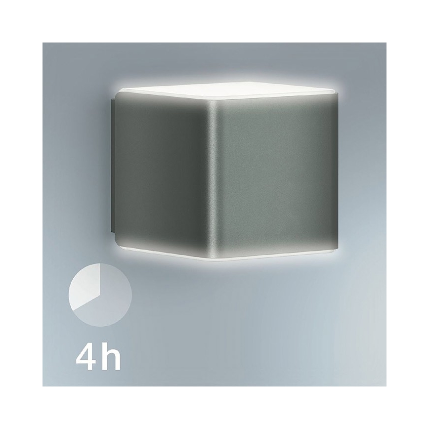 Steinel 055530 - LED-ulkovalaisin anturilla L 840 LED/9,5W/230V IP44 antrasiitti
