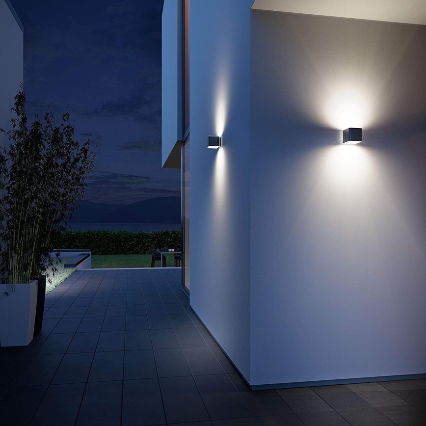 Steinel 055530 - LED-ulkovalaisin anturilla L 840 LED/9,5W/230V IP44 antrasiitti