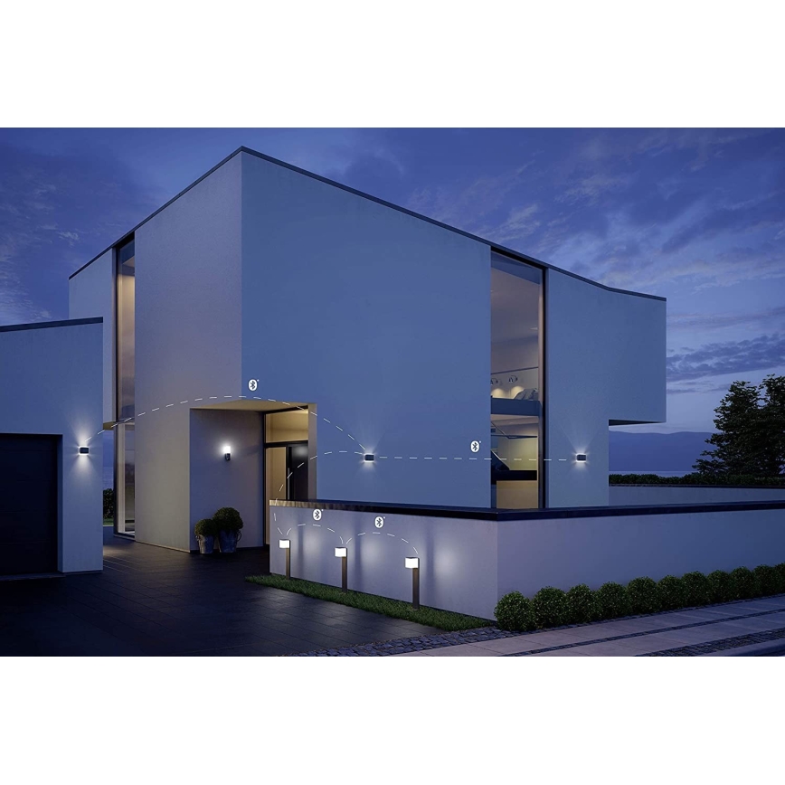 Steinel 055530 - LED-ulkovalaisin anturilla L 840 LED/9,5W/230V IP44 antrasiitti