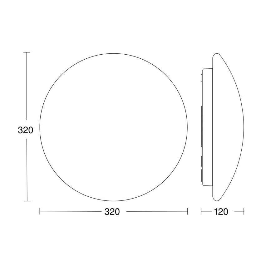 Steinel 056087-LED Kylpyhuoneen kattovalo RSPROP2 LED/15,5W/230V 4000K IP54