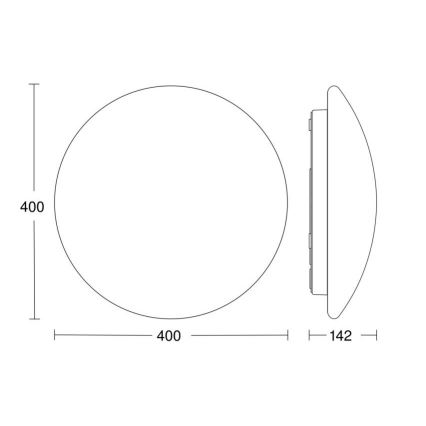 Steinel 056124 - LED-kattovalaisin kylpyhuoneeseen RS PRO LED P3 LED/19,5W/230V IP54 4000K