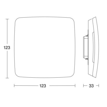 Steinel 056353 - Multisensor True Presence KNX valkoinen