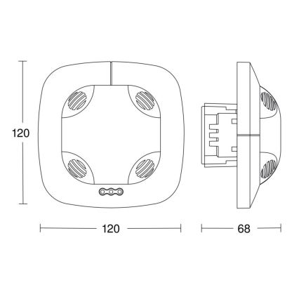 Steinel 057473 - Läsnäolotunnistin DualTech DALI-2 valkoinen